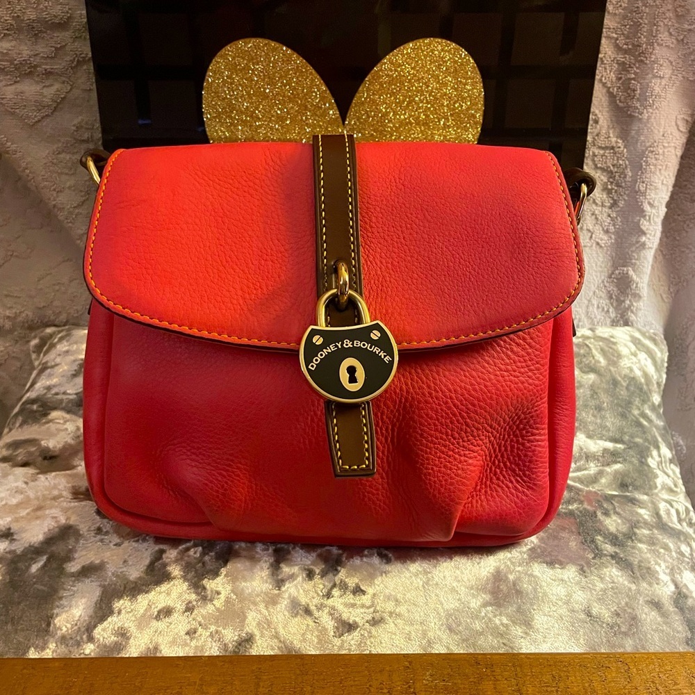 Dooney Bourke Leather Crossbody- Pink